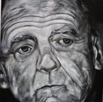 Bruno Ganz – Portrait / Acryl 2016